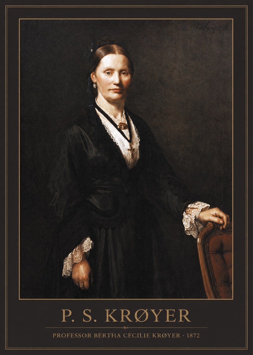 P.S. Krøyer Professor Bertha Cecilie Krøyer No1 - Poster