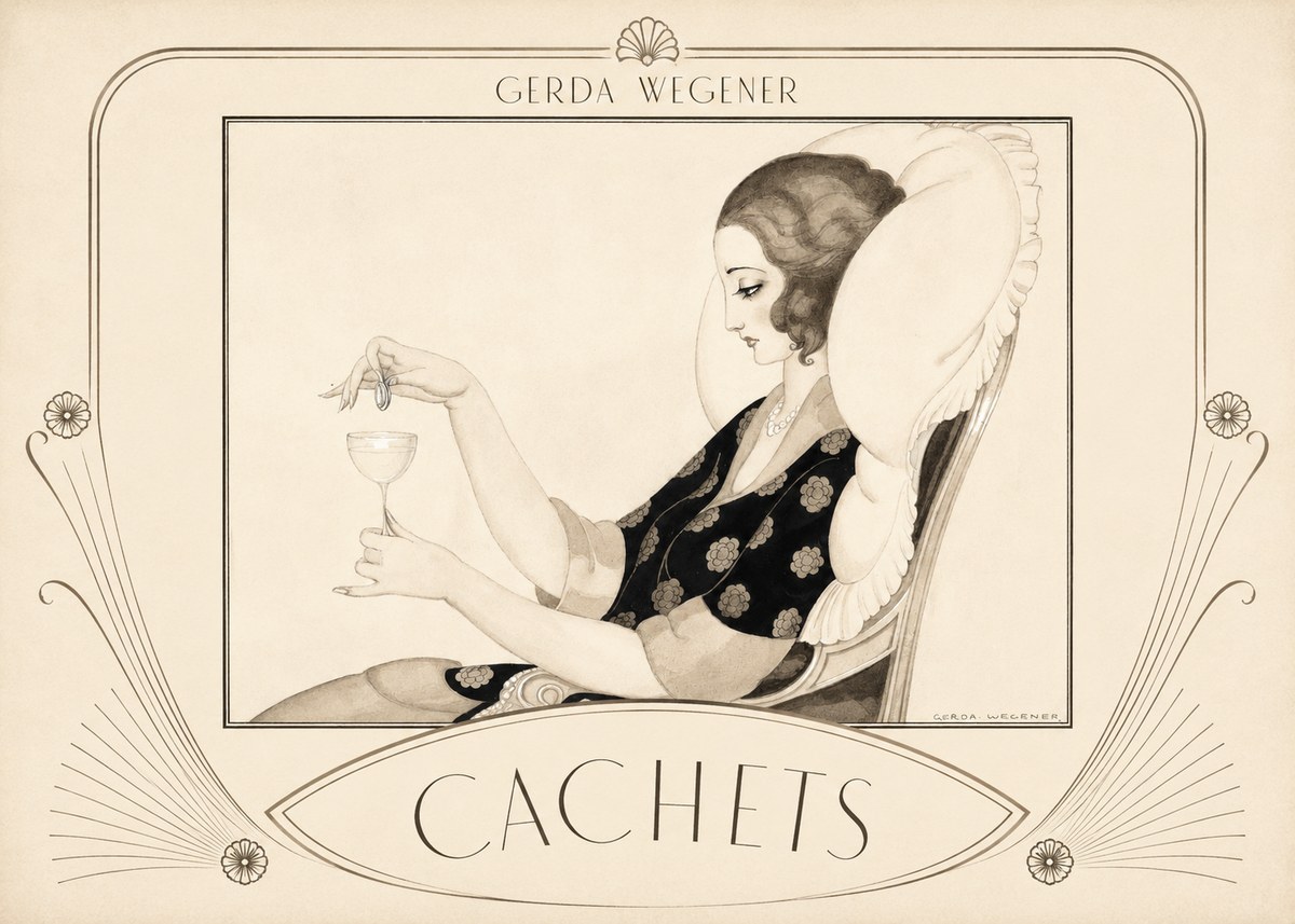 Gerda Wegener Cachets No3 - Poster