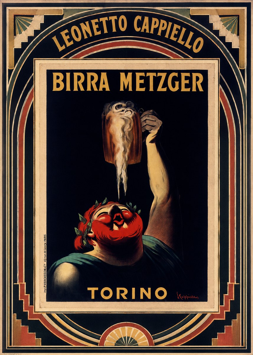 Leonetto Cappiello Birra Metzger No6 - Poster