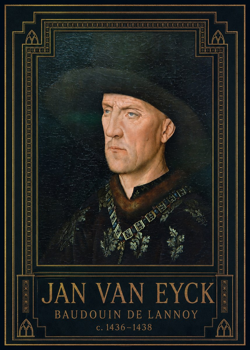 Jan van Eyck Baudouin De Lannoy No3 - Poster