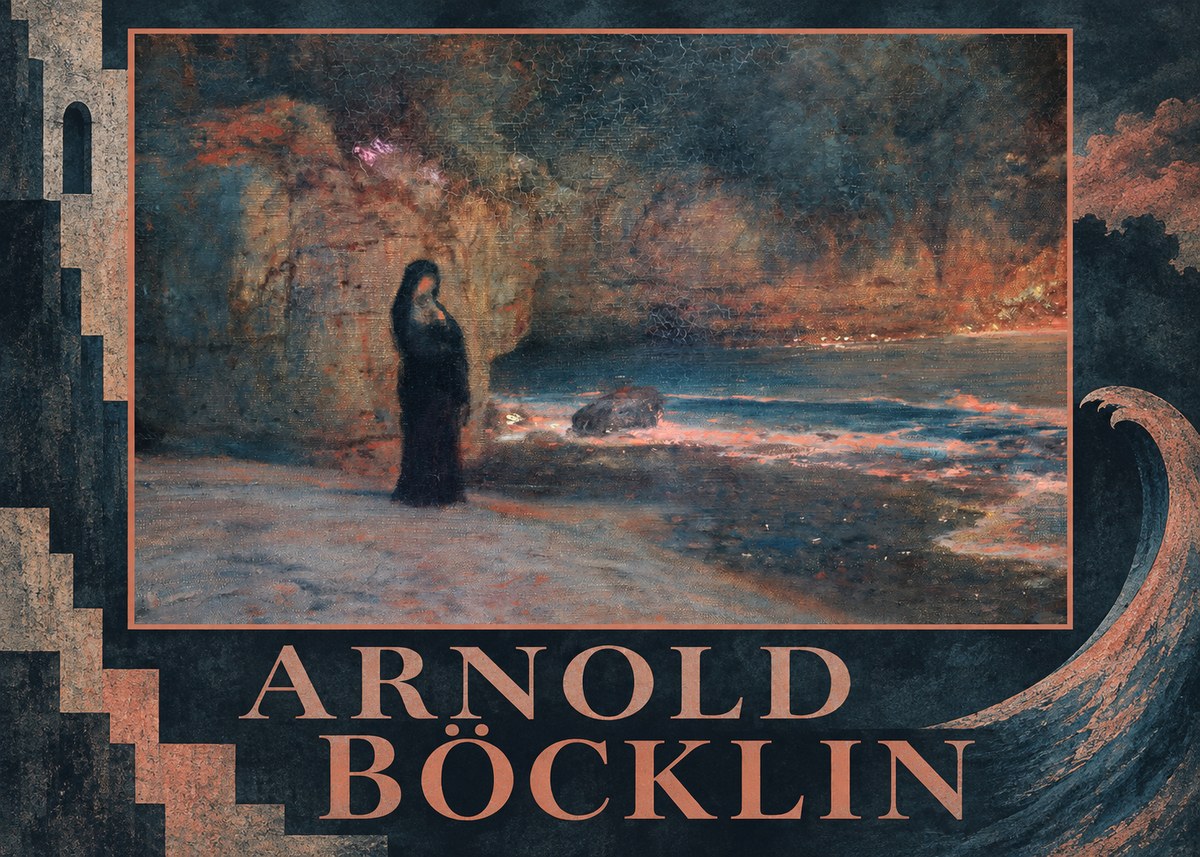 Arnold Böcklin The Lament No6 - Poster