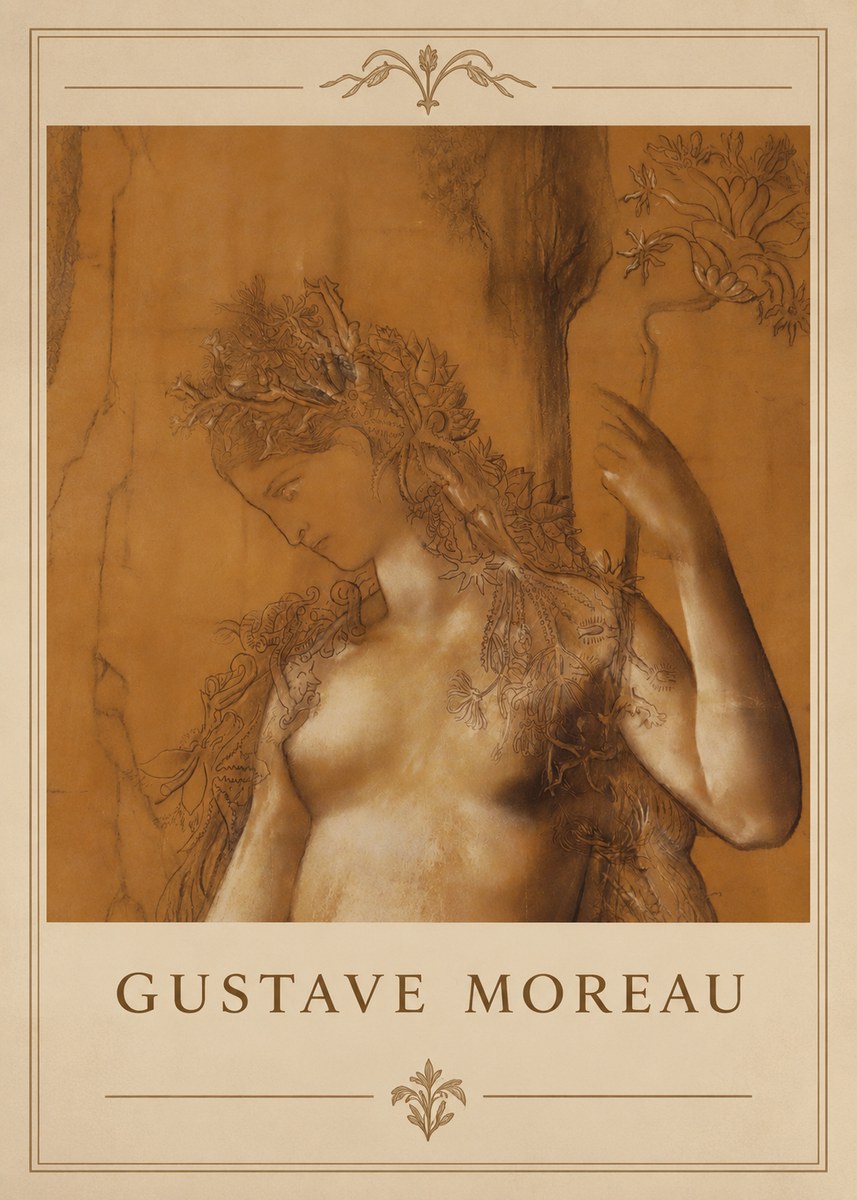 Gustave Moreau Daphne No3 - Poster