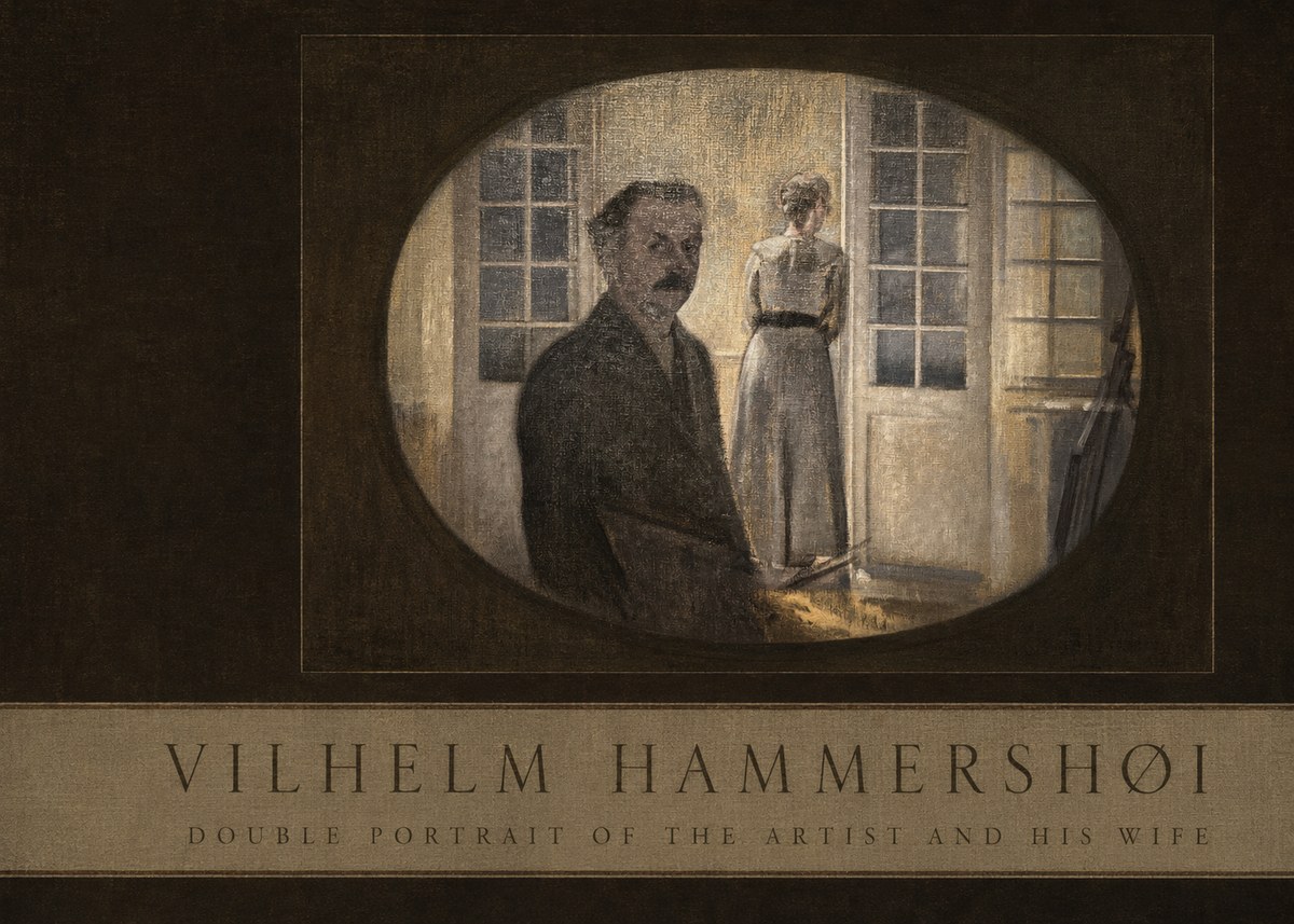 Vilhelm Hammershøi Double Portrait of the Artist and His Wife No5 - Poster
