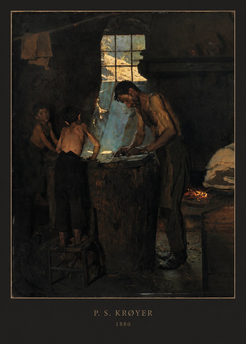 P.S. Krøyer A Forge No4 - Poster