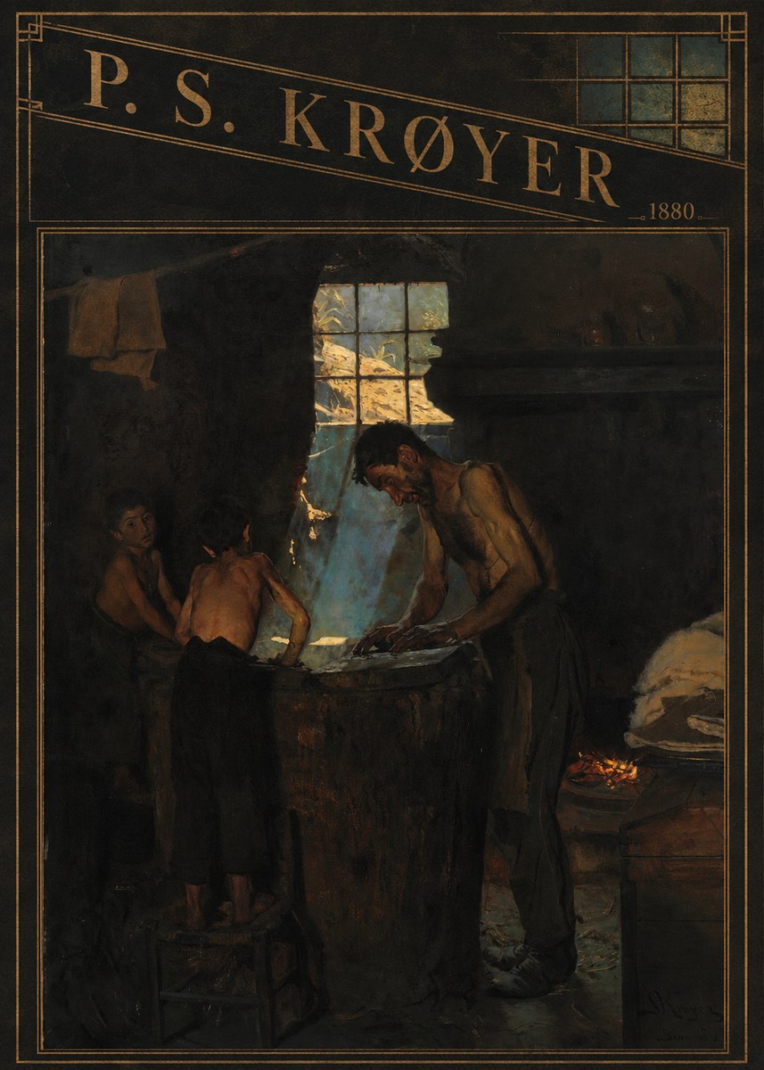 P.S. Krøyer A Forge No5 - Poster
