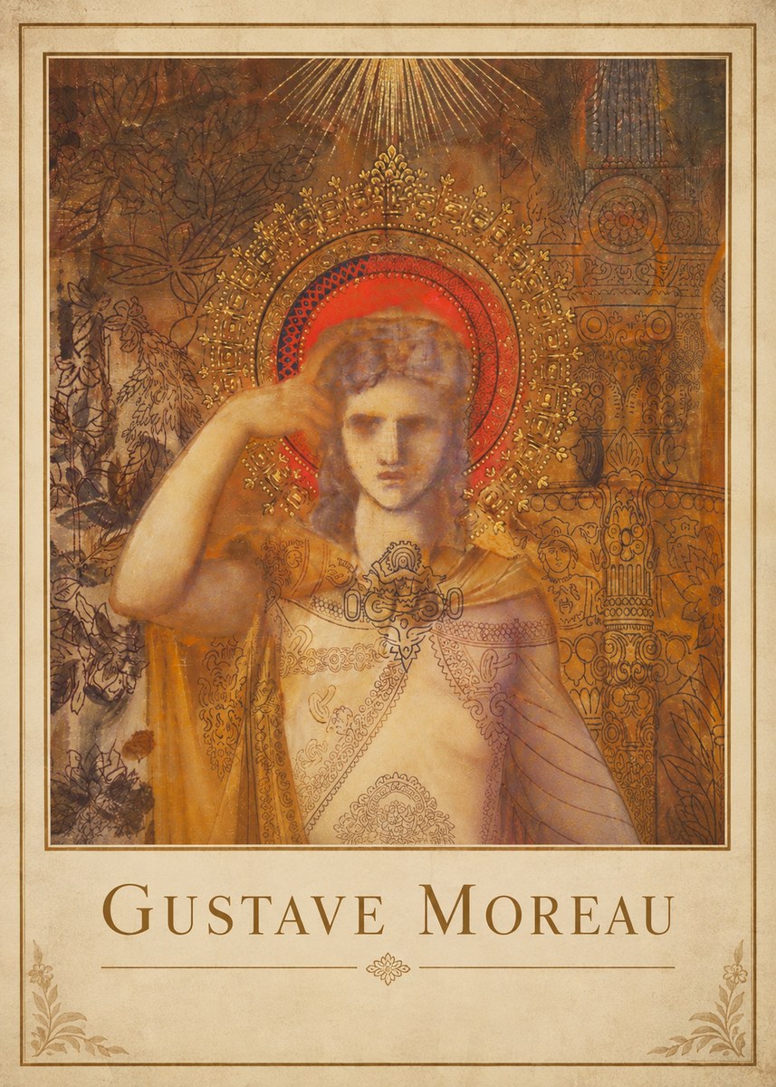 Gustave Moreau The Messenger No3 - Poster