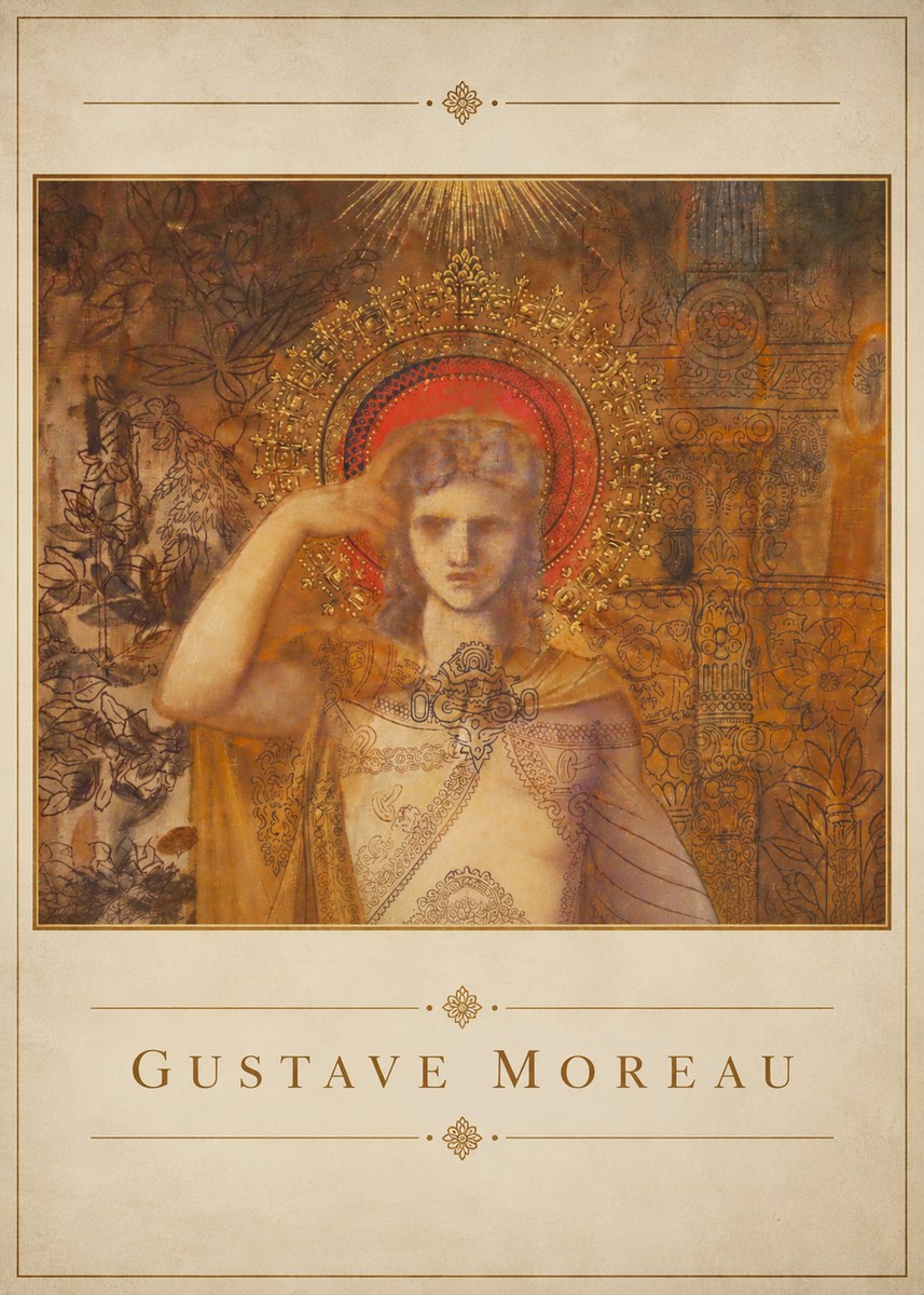 Gustave Moreau The Messenger No4 - Poster