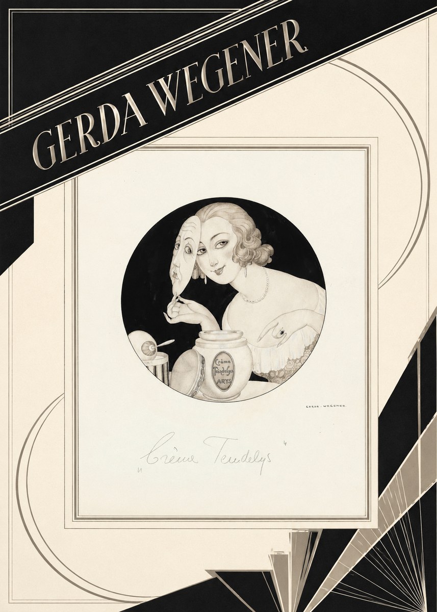 Gerda Wegener Crème Teindelys I No4 - Poster