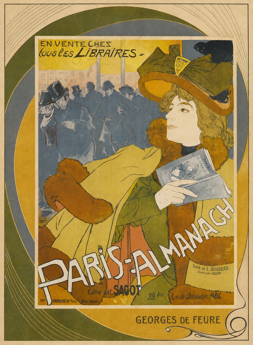 Georges de Feure Paris-almanach I No3 - Poster