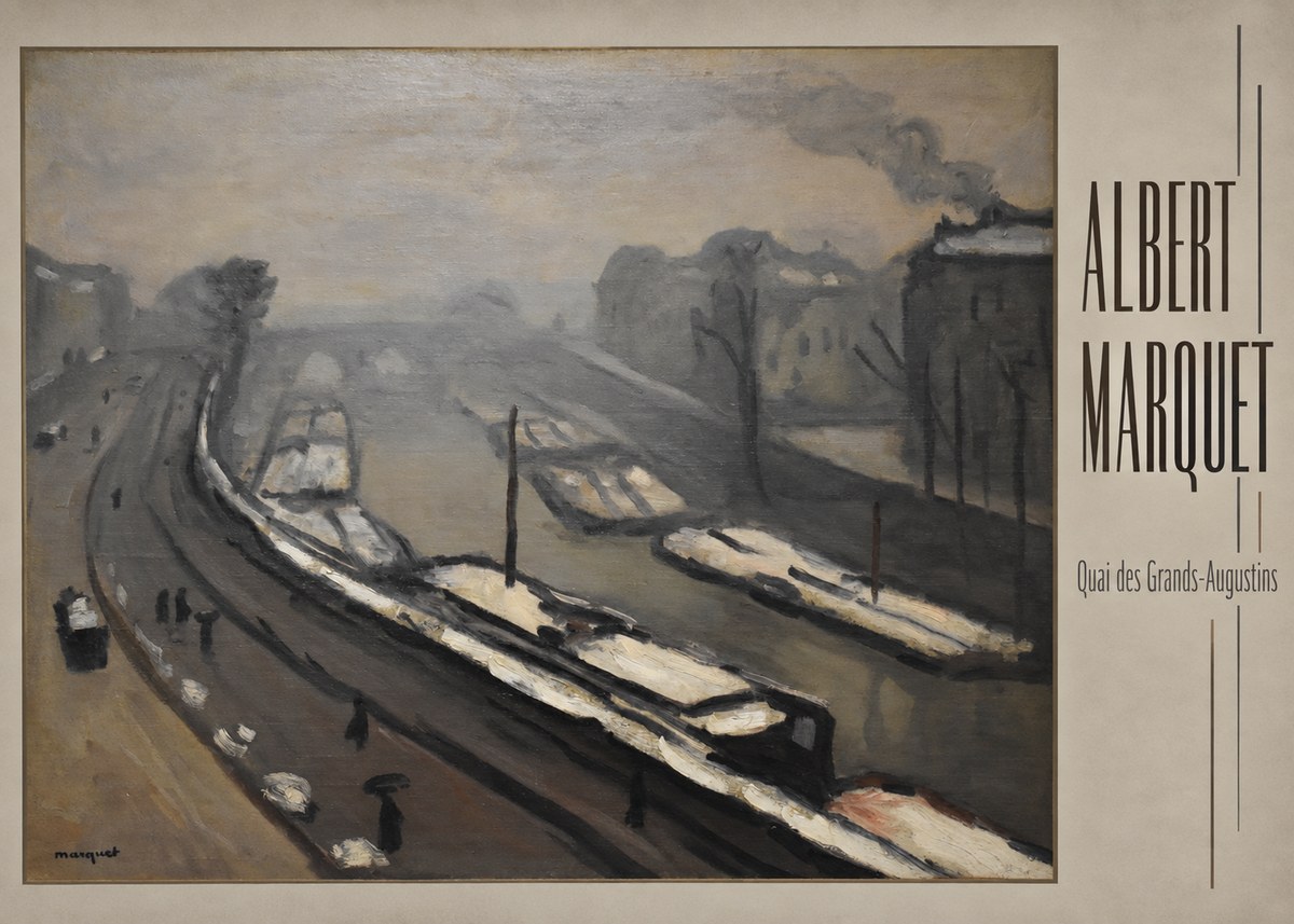 Albert Marquet Quai Des Grands-augustins No3 - Poster