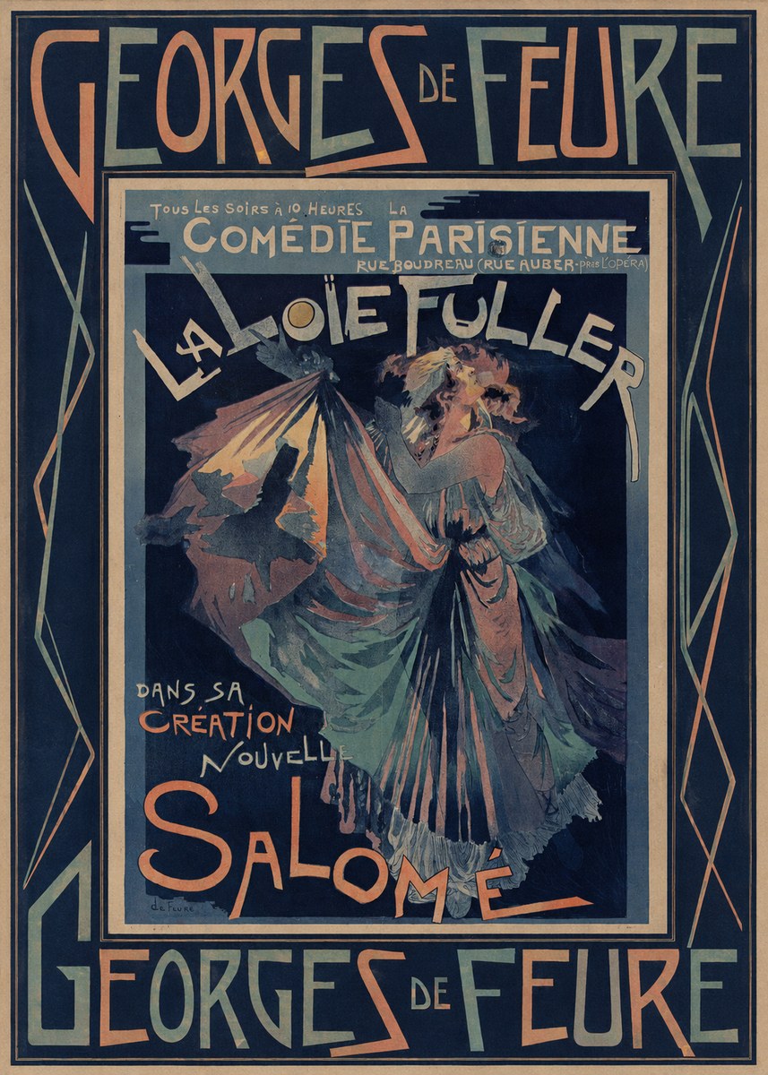 Georges de Feure La Loïe Fuller - Salomé II No5 - Poster