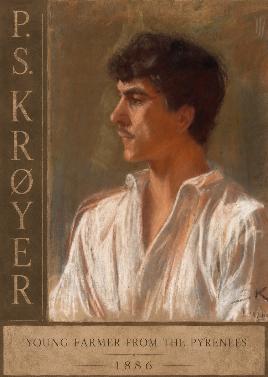 P.S. Krøyer Young Farmer from the Pyrenees No3 - Poster