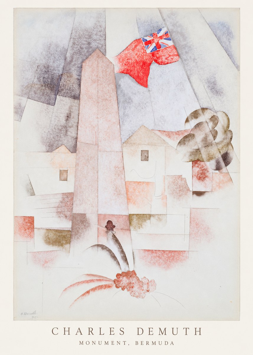 Charles Demuth Monument, Bermuda No6 - Poster