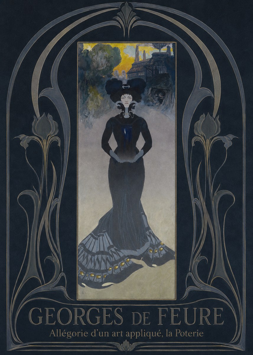 Georges de Feure Allégorie D'un Art Appliqué, La Poterie No3 - Poster