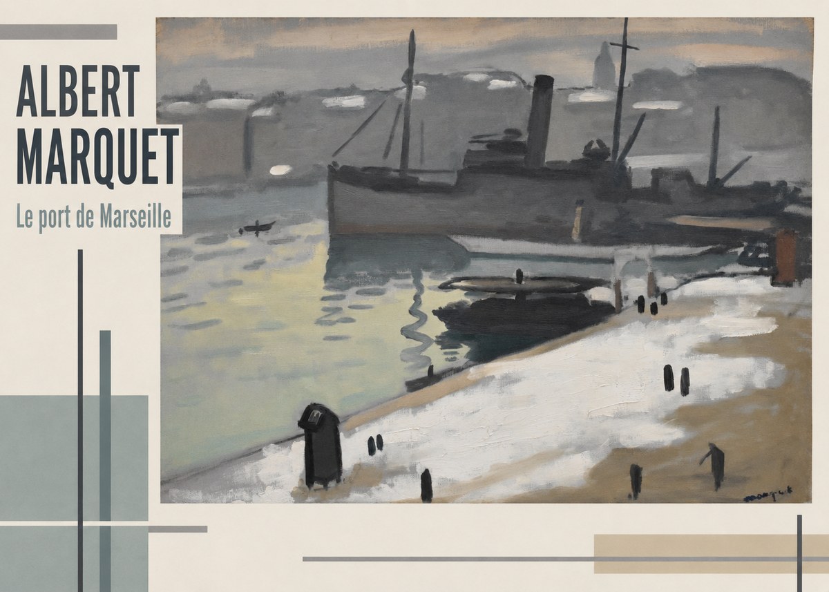 Albert Marquet Le Port De Marseille II No2 - Poster