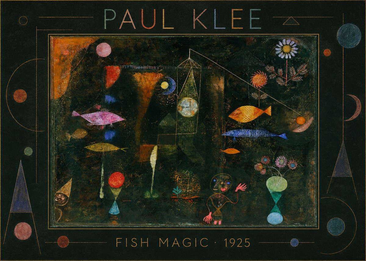 Paul Klee Fish Magic II No1 - Poster
