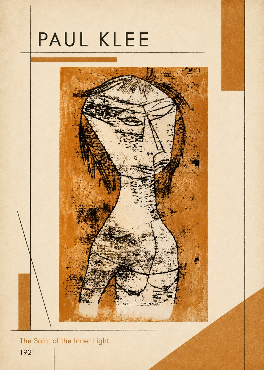 Paul Klee Die Heilige Vom Innern Licht No6 - Poster