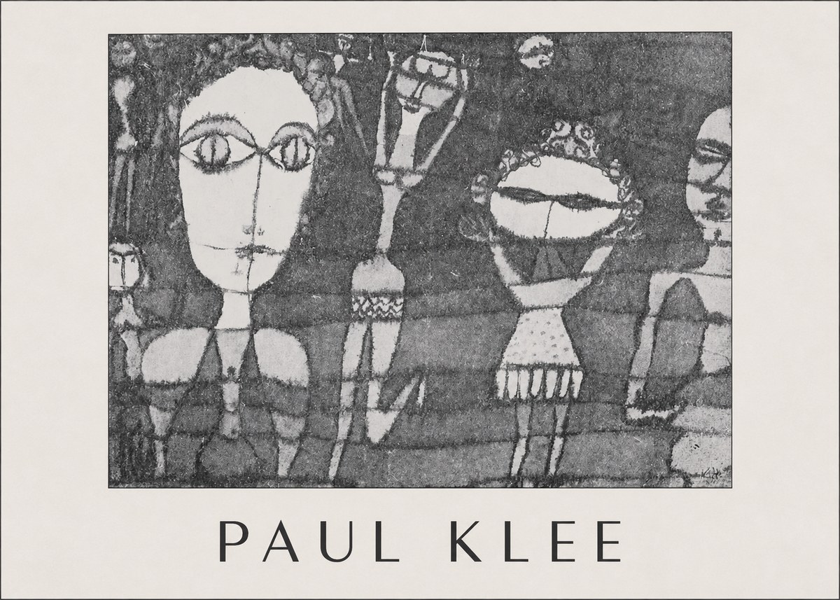 Paul Klee Specter of a Genius No1 - Poster