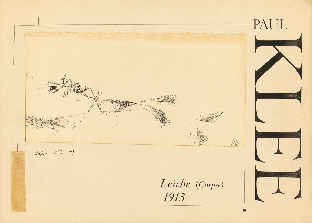 Paul Klee Leiche (Corpse) No3 - Poster