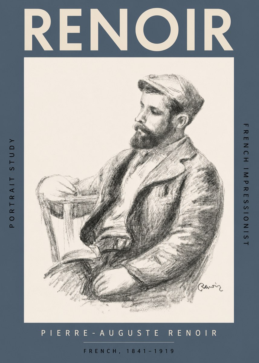 Renoir Portrait Study II No2 - Poster