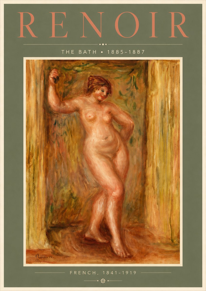 Renoir The Bath No4 - Poster