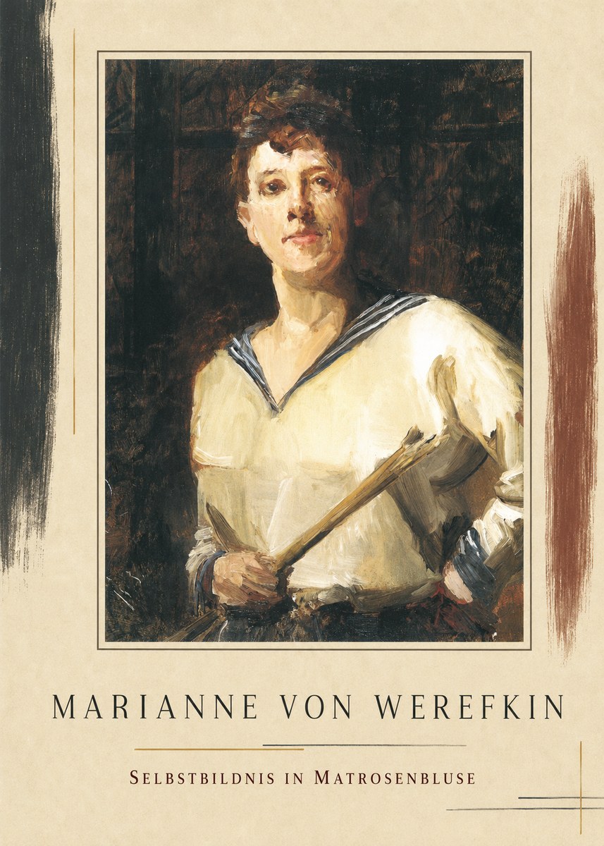 Marianne von Werefkin Selbstbildnis in Matrosenbluse No1 - Poster