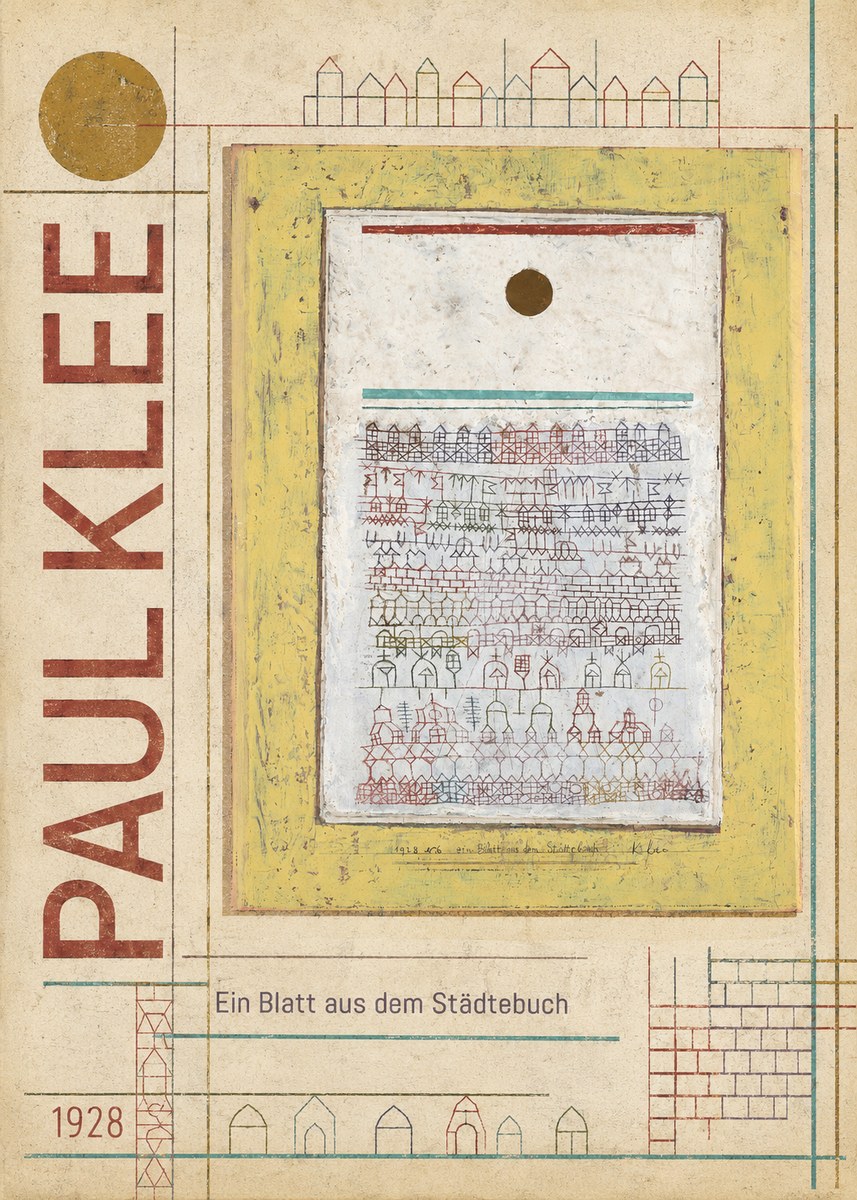 Paul Klee Ein Blatt Aus Dem Städtebuch No6 - Poster