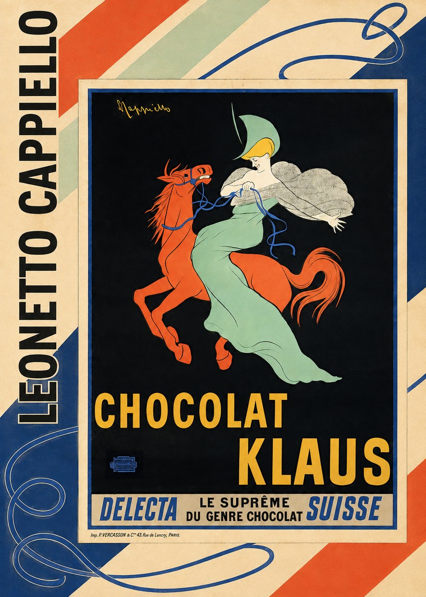 Leonetto Cappiello Chocolat Klaus II No2 - Poster