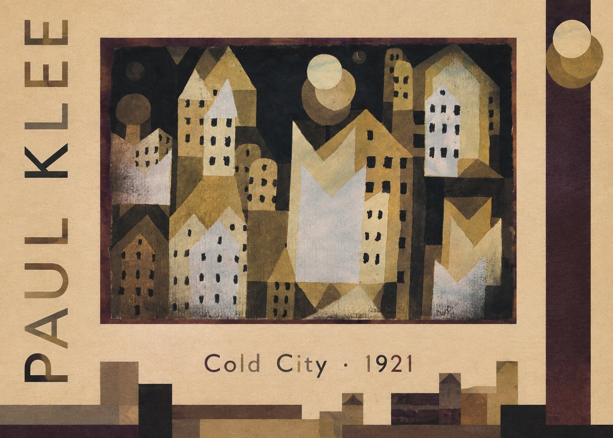 Paul Klee Cold City No3 - Poster