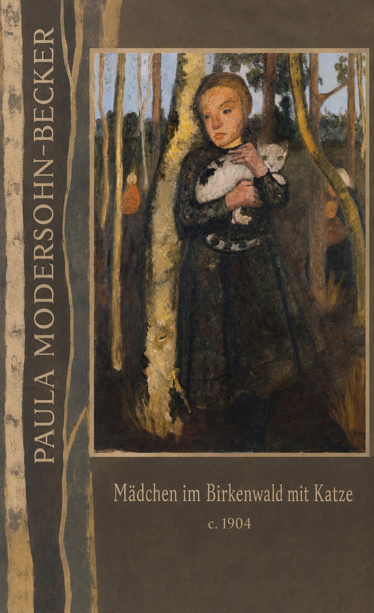 Paula Modersohn-Becker Mädchen Im Birkenwald Mit Katze No2 - Poster