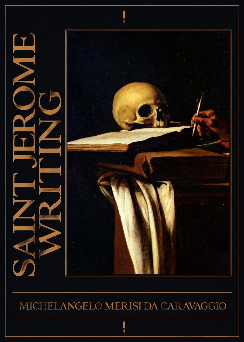 Michelangelo Merisi da Caravaggio Saint Jerome Writing III No4 - Poster