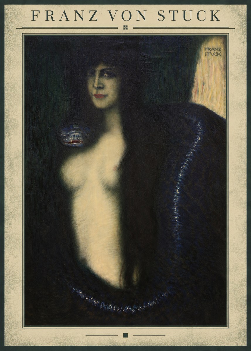 Franz von Stuck The Sin II No4 - Poster
