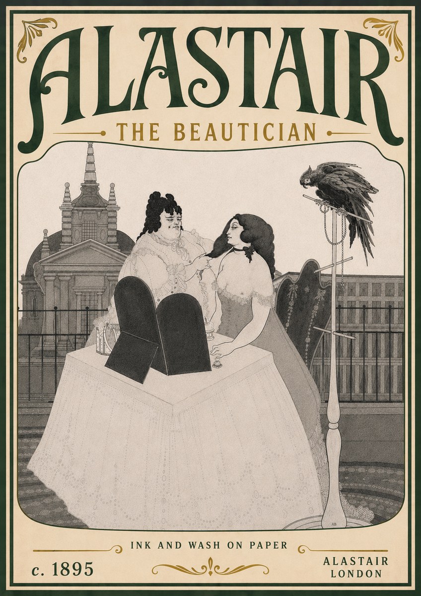 Alastair The Beautician No6 - Poster