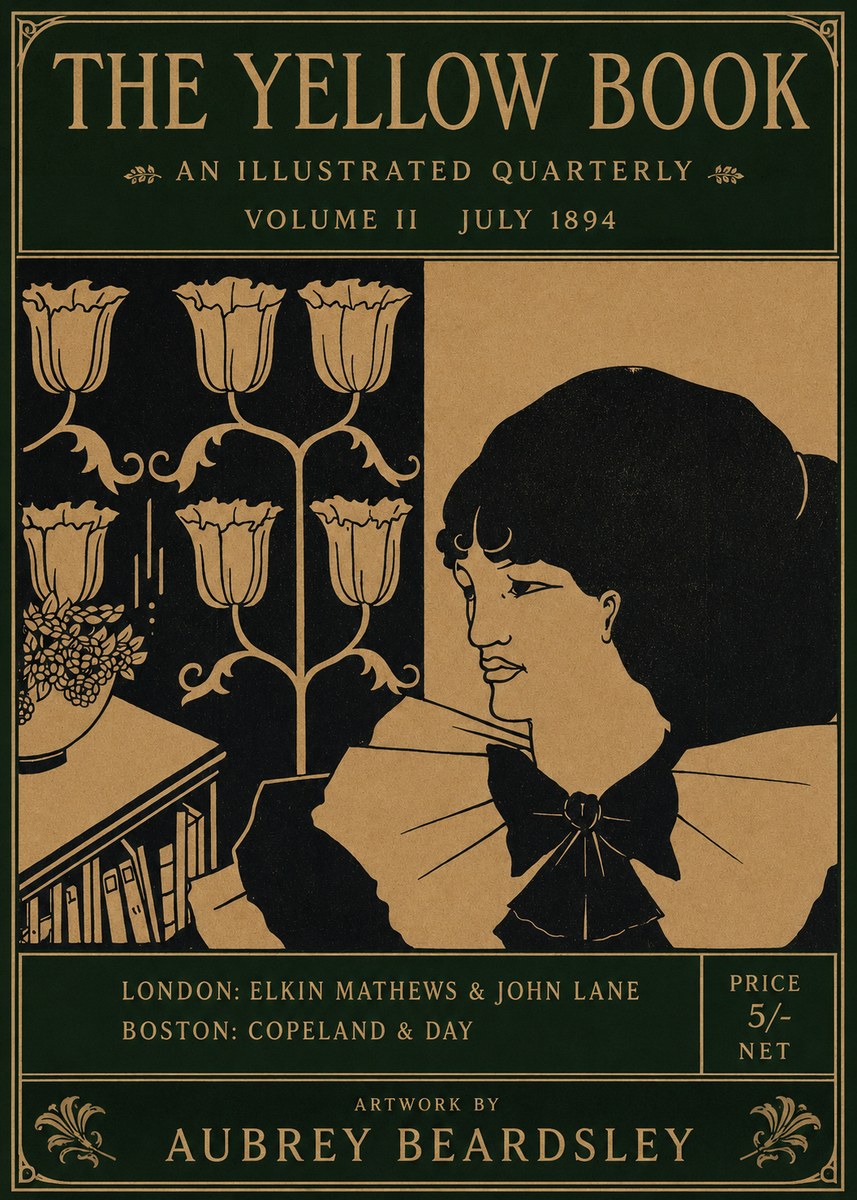 Aubrey Beardsley The Yellow Book - Volume Ii July 1894 No1 - Poster