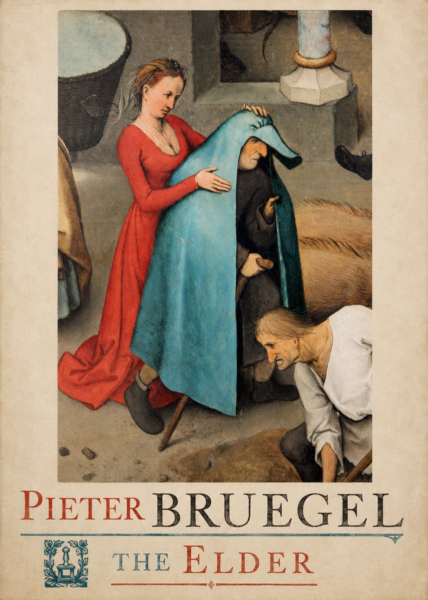 Pieter Bruegel The Blind Leading the Blind II No3 - Poster