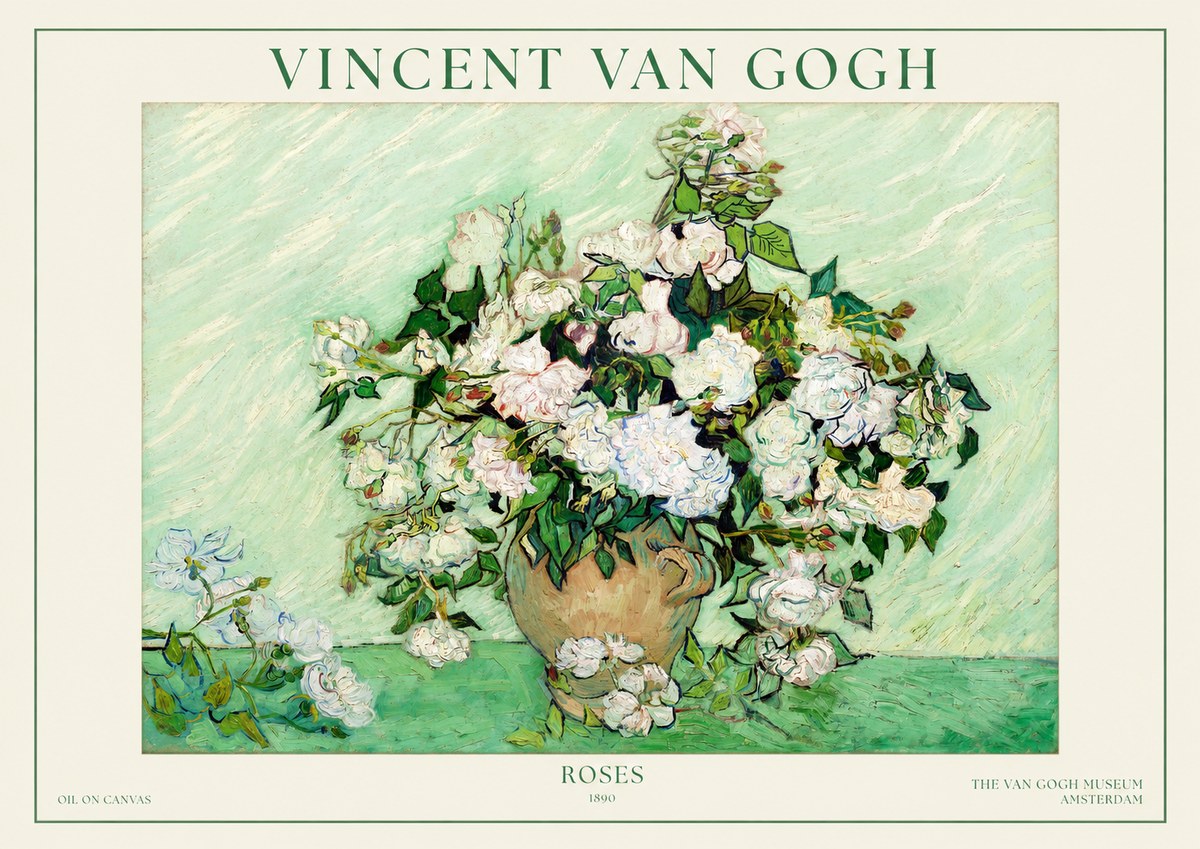 Van Gogh Roses II No1 - Poster