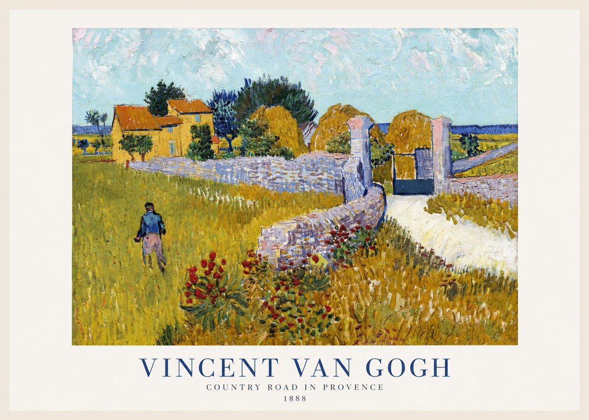 Van Gogh Country Road in Provence I No1 - Poster