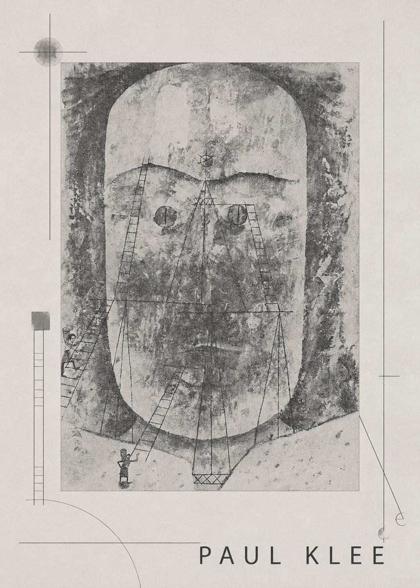 Paul Klee Monument in the Fertile Land No1 - Poster