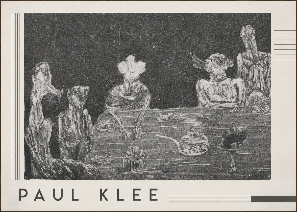 Paul Klee Die Mahlzeit No3 - Poster