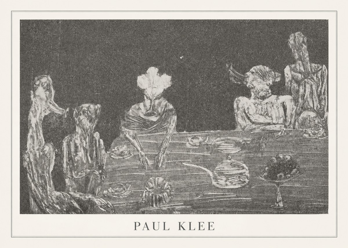 Paul Klee Die Mahlzeit No4 - Poster