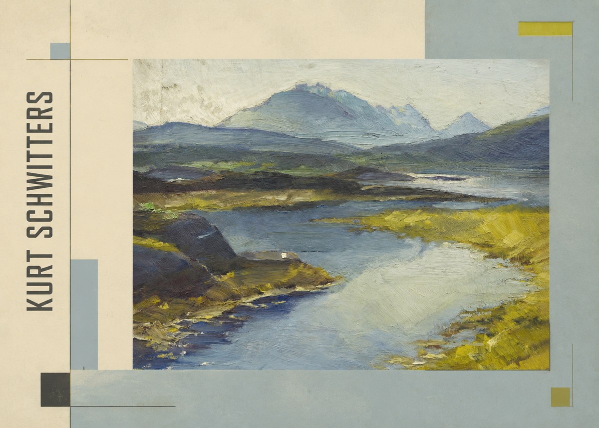 Kurt Schwitters Landschaft No2 - Poster