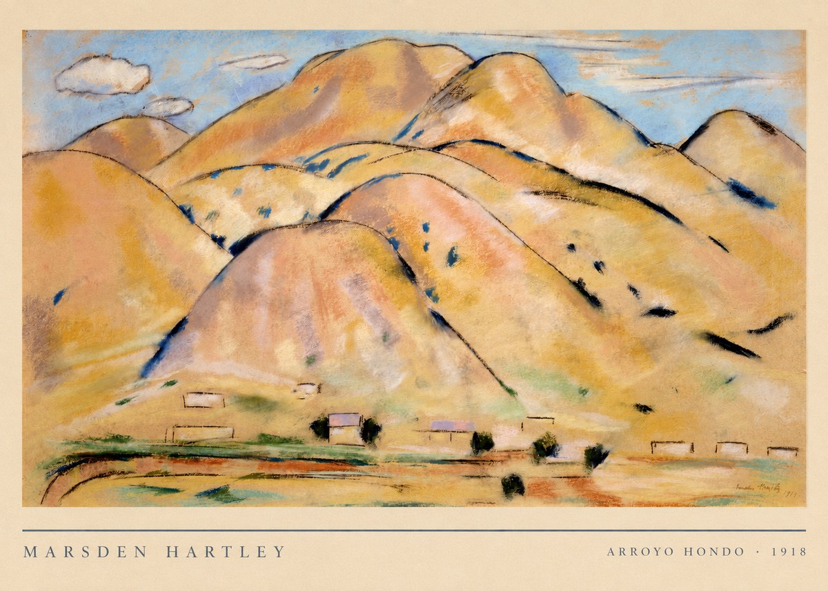 Marsden Hartley Arroyo Hondo No5 - Poster