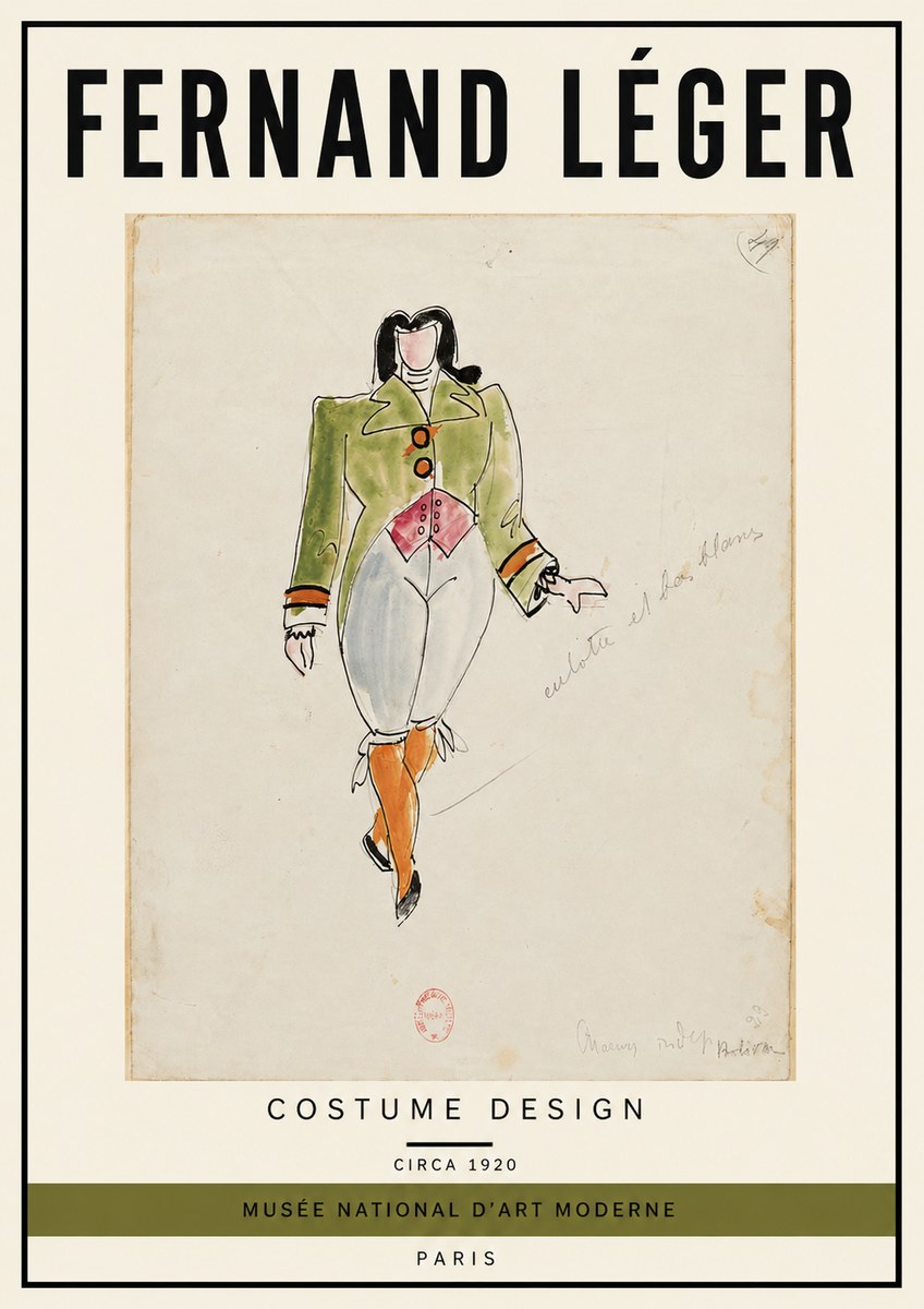 Fernand Léger Costume Design II No4 - Poster