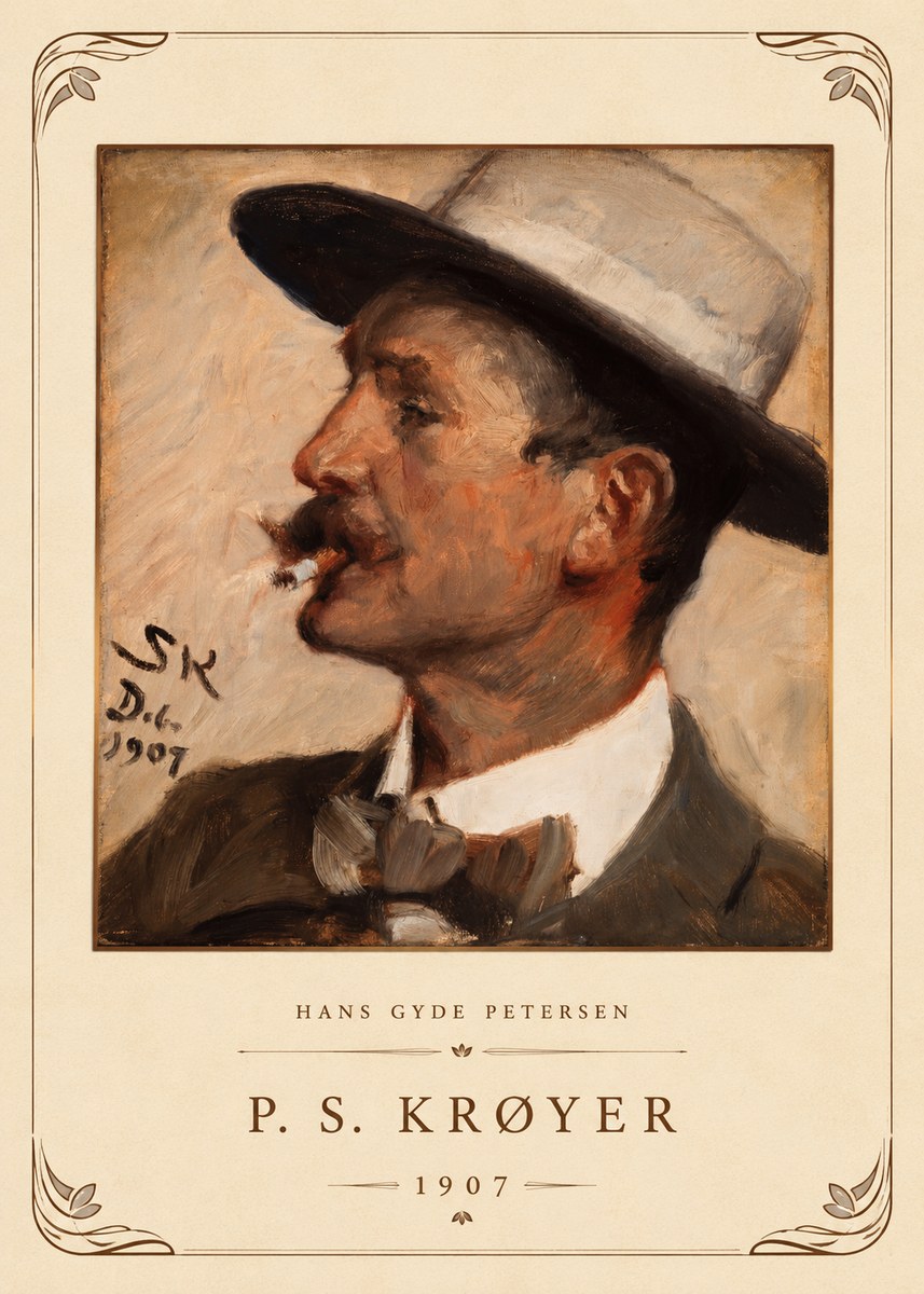 P.S. Krøyer Hans Gyde Petersen No4 - Poster