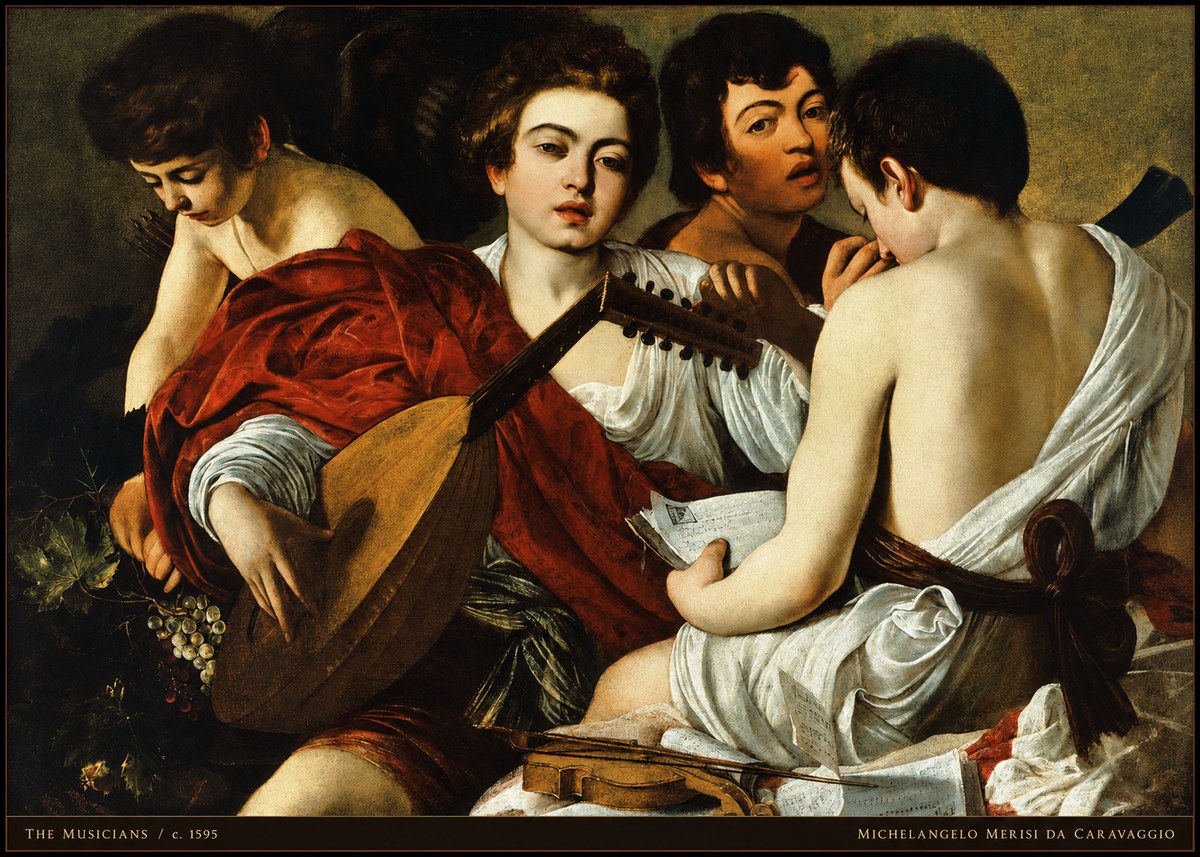 Michelangelo Merisi da Caravaggio The Musicians I No5 - Poster