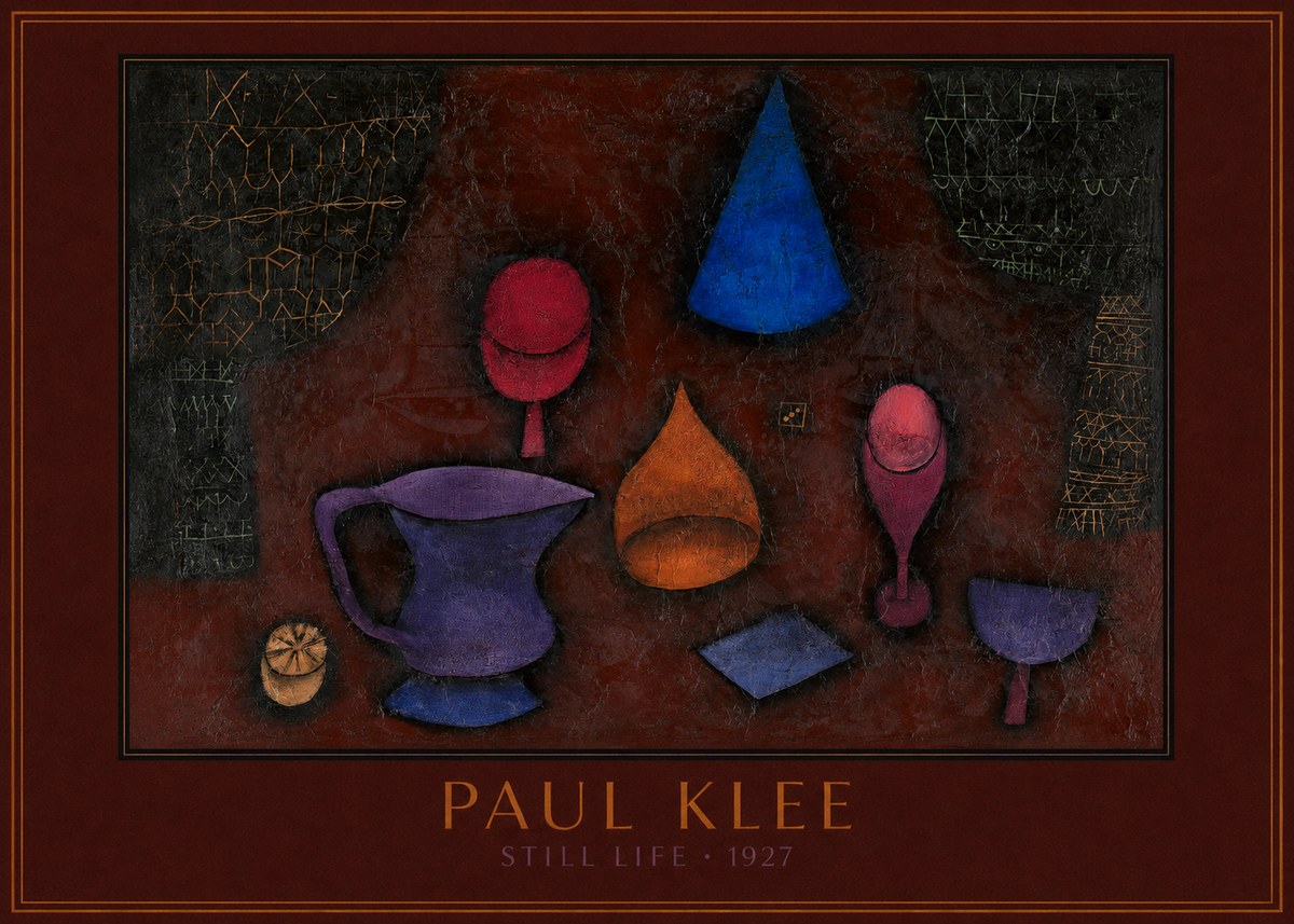 Paul Klee Still Life No3 - Poster