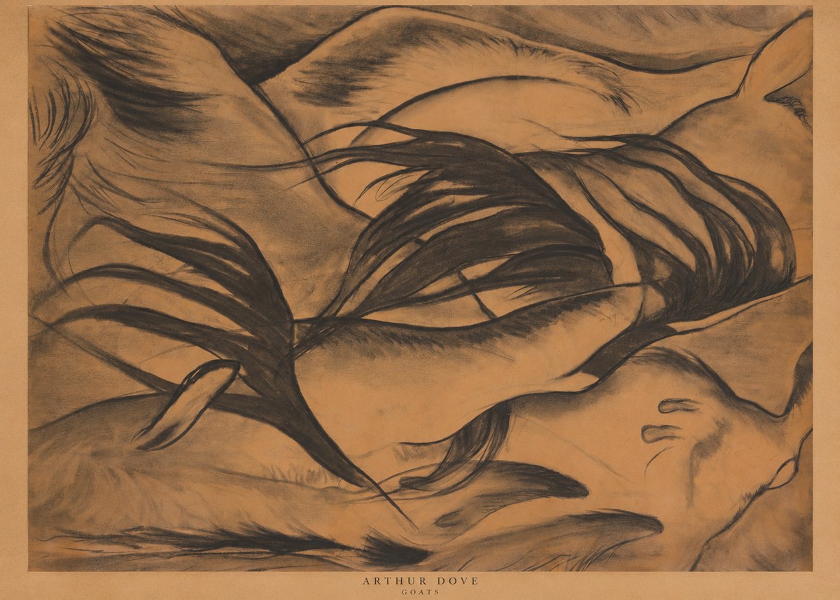 Arthur Dove Goats No6 - Poster