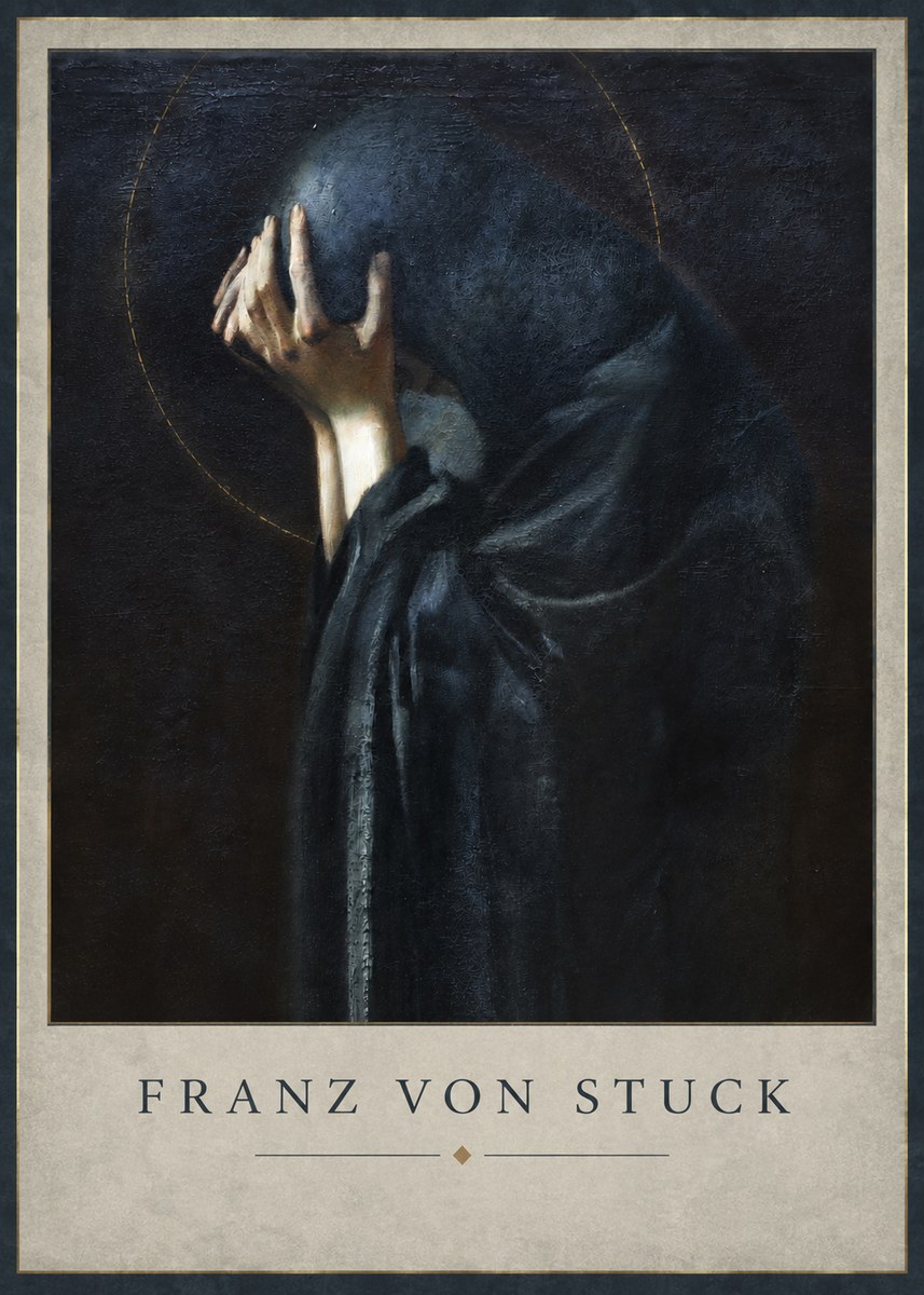Franz von Stuck The Mourner No2 - Poster