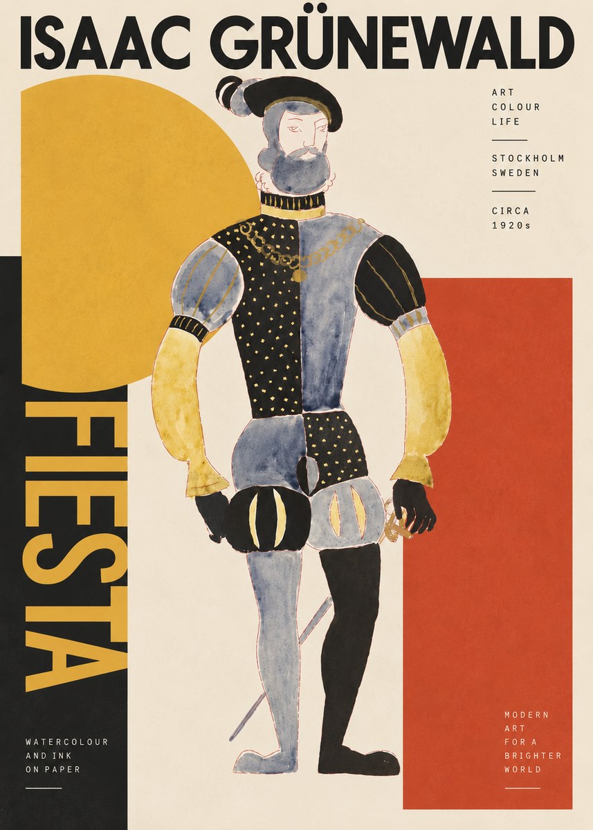 Isaac Grünewald Fiesta No6 - Poster