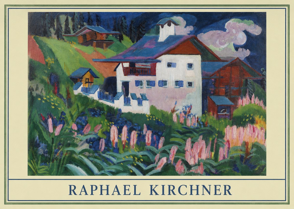 Raphael Kirchner Tiroler Haus No3 - Poster